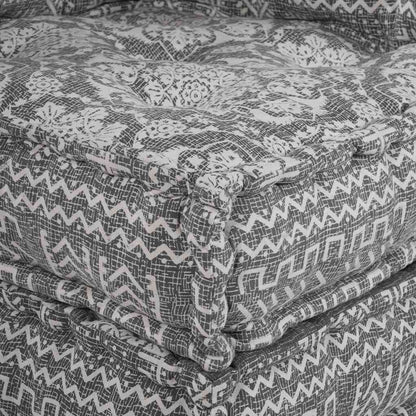 vidaXL Canapé d'angle modulaire Gris clair 70 x 70 x 56 cm Tissu