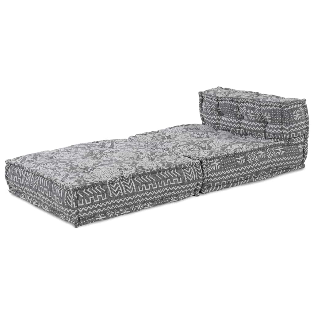 vidaXL Canapé modulaire gris clair 70 x 70 x 56 cm Tissu