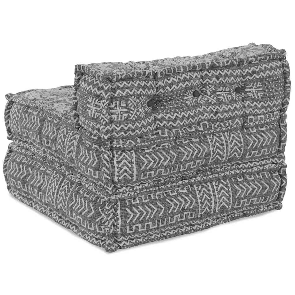 vidaXL Canapé modulaire gris clair 70 x 70 x 56 cm Tissu