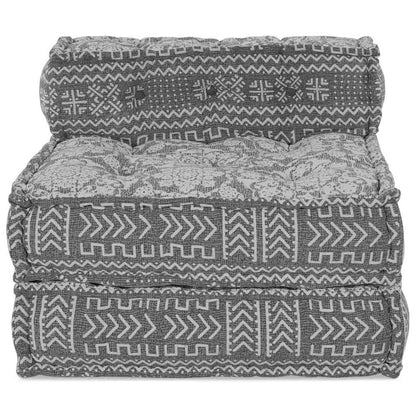 vidaXL Canapé modulaire gris clair 70 x 70 x 56 cm Tissu