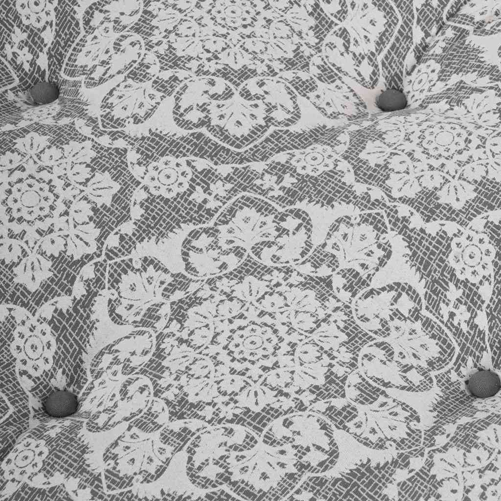 vidaXL Canapé modulable Gris clair 120 x 80 x 12 cm Tissu