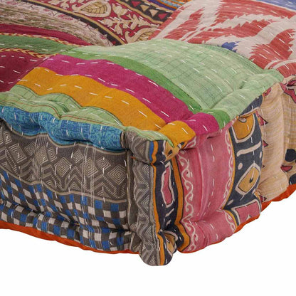 vidaXL Canapé modulable multicolore 120 x 80 x 12 cm Tissu