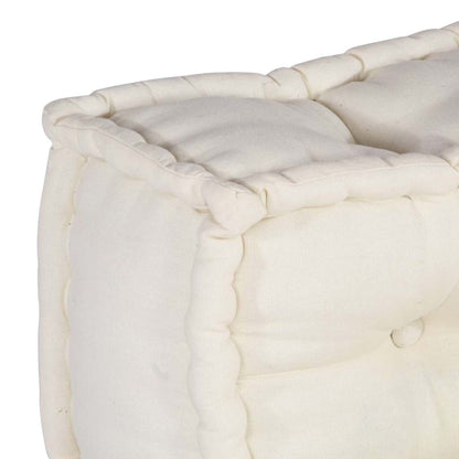 vidaXL Modulares Sofa 2 pcs Creme 120 x 80 x 38 cm Stoff
