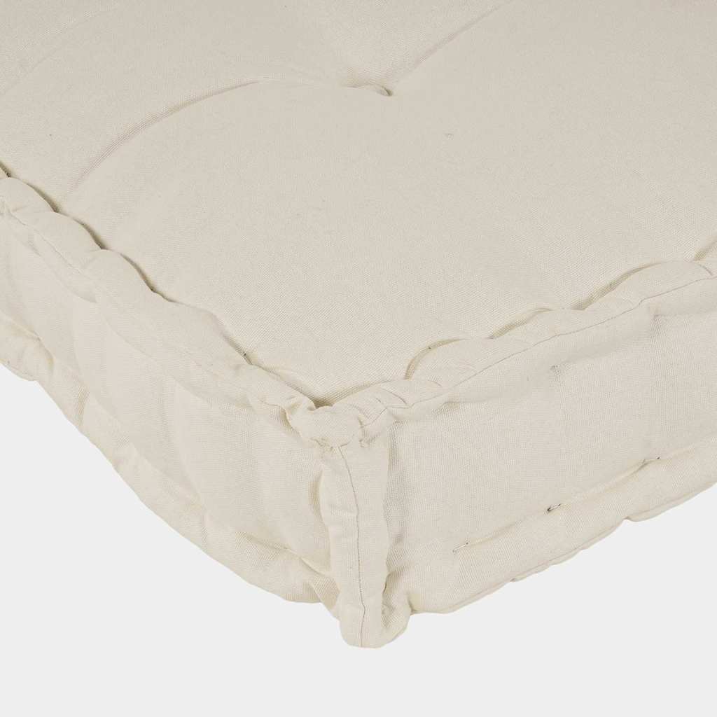 vidaXL Modulares Sofa 2 pcs Creme 120 x 80 x 38 cm Stoff