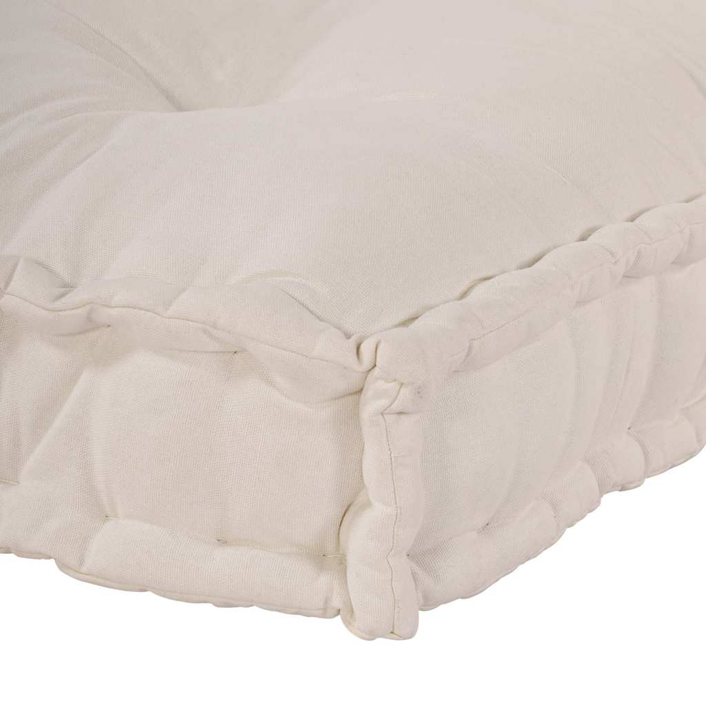 vidaXL Canapé modulaire crème 120 x 80 x 12 cm Tissu