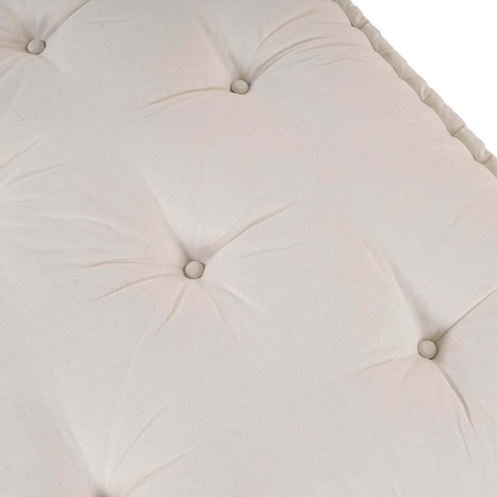 vidaXL Canapé modulaire crème 120 x 80 x 12 cm Tissu