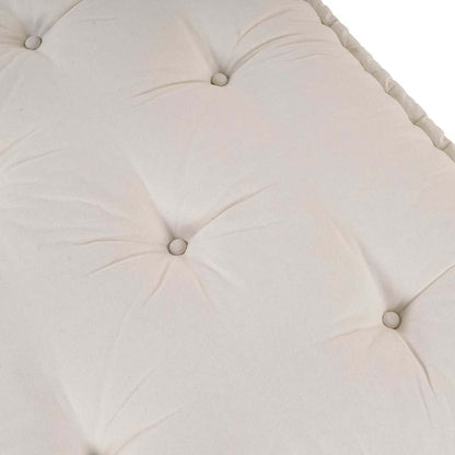 vidaXL Canapé modulaire crème 120 x 80 x 12 cm Tissu