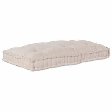 vidaXL Canapé modulaire crème 120 x 80 x 12 cm Tissu
