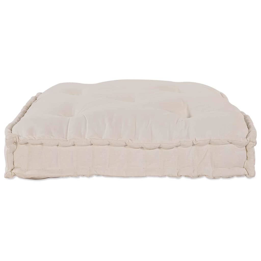 vidaXL Canapé modulaire crème 120 x 80 x 12 cm Tissu