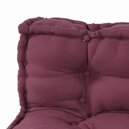 vidaXL Pallet Sofa Kissen Kastanienbraun Stoff