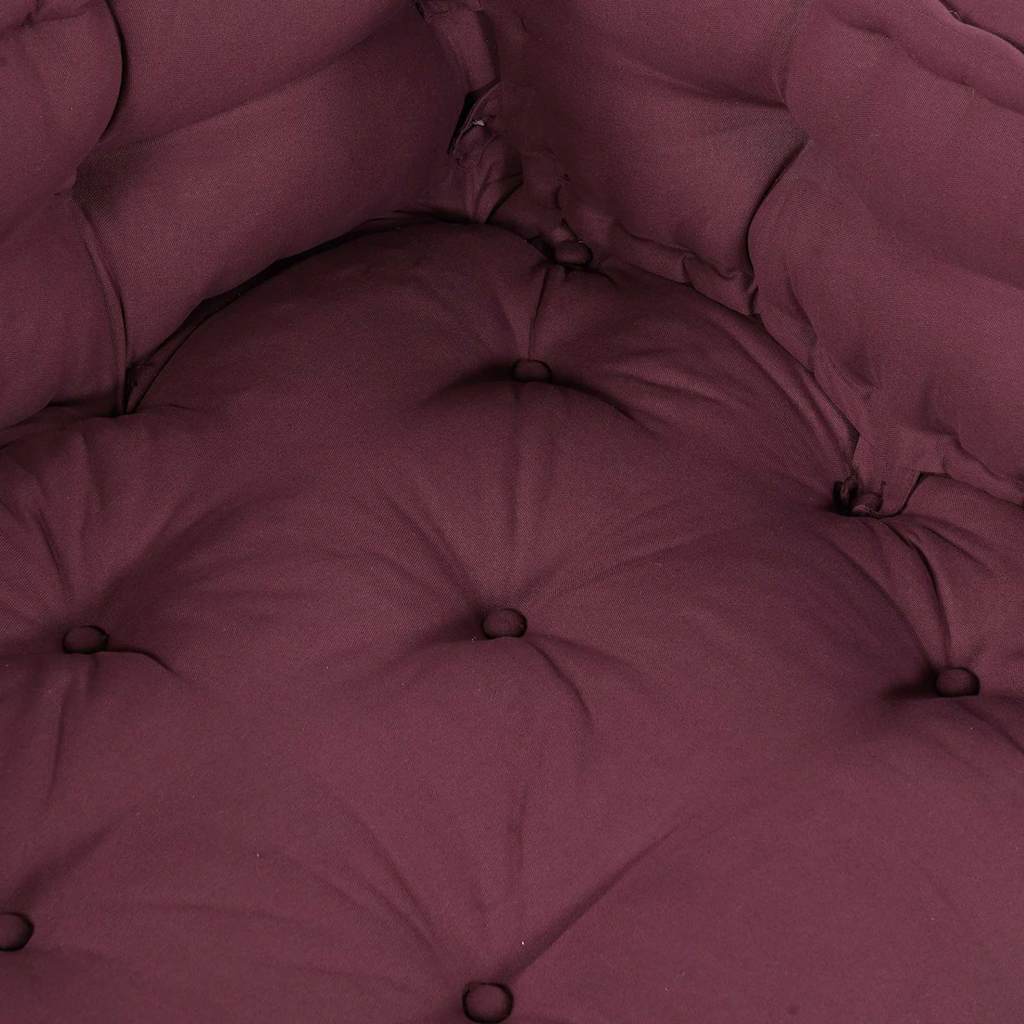 vidaXL Pallet Sofa Kissen Kastanienbraun Stoff