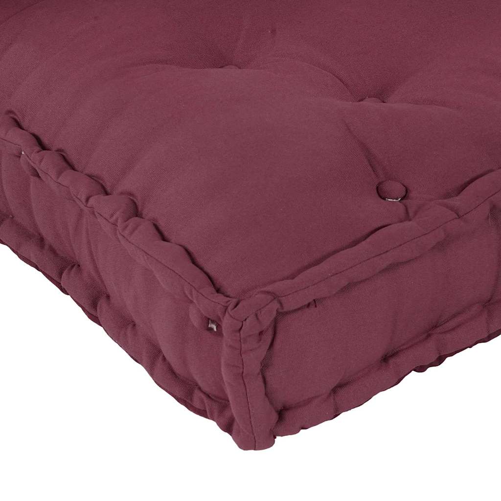 vidaXL Pallet Sofa Kissen Kastanienbraun Stoff