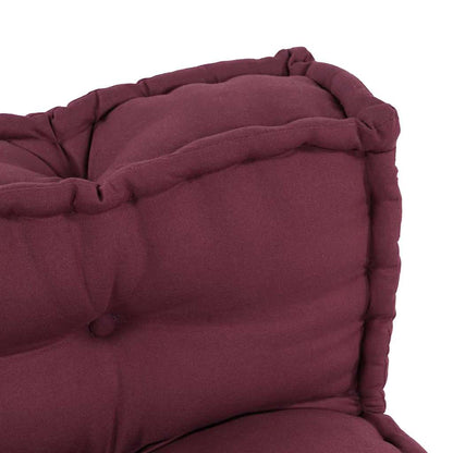 vidaXL Coussins de canapé 2 pcs Marron Châtaigne Tissu