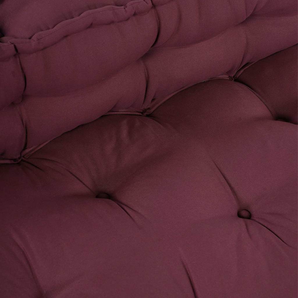 vidaXL Coussins de canapé 2 pcs Marron Châtaigne Tissu