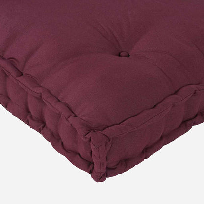 vidaXL Coussins de canapé 2 pcs Marron Châtaigne Tissu
