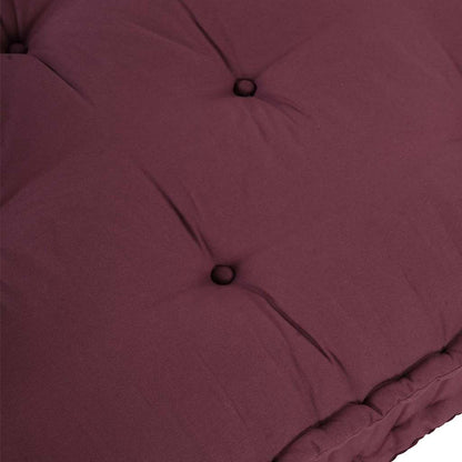 vidaXL Coussin de canapé Marron châtaigne 120 x 80 x 12 cm Tissu