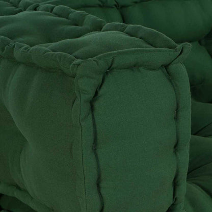 vidaXL Pallet Sofa Kissen Grün Stoff