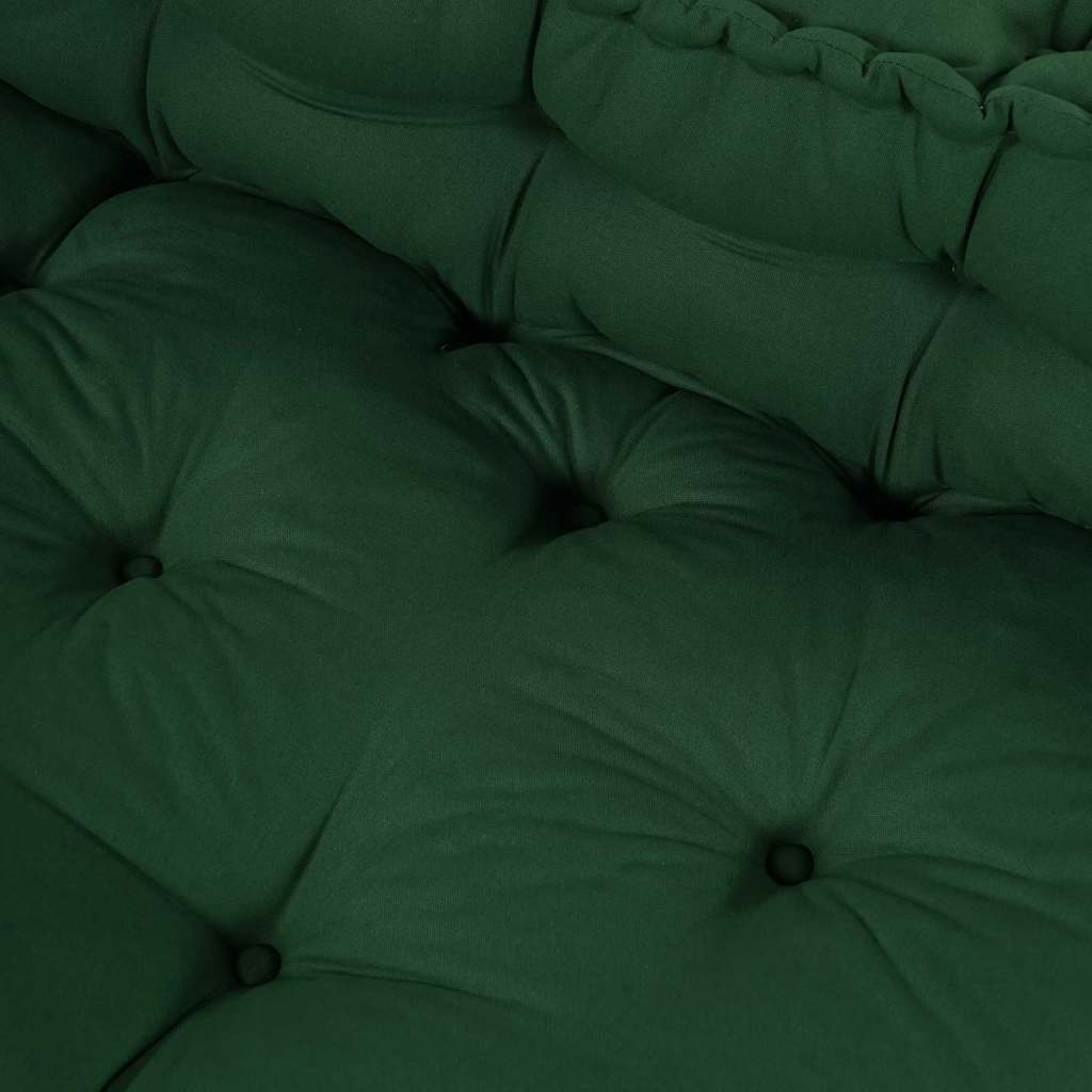 vidaXL Coussin de canapé palette en tissu vert