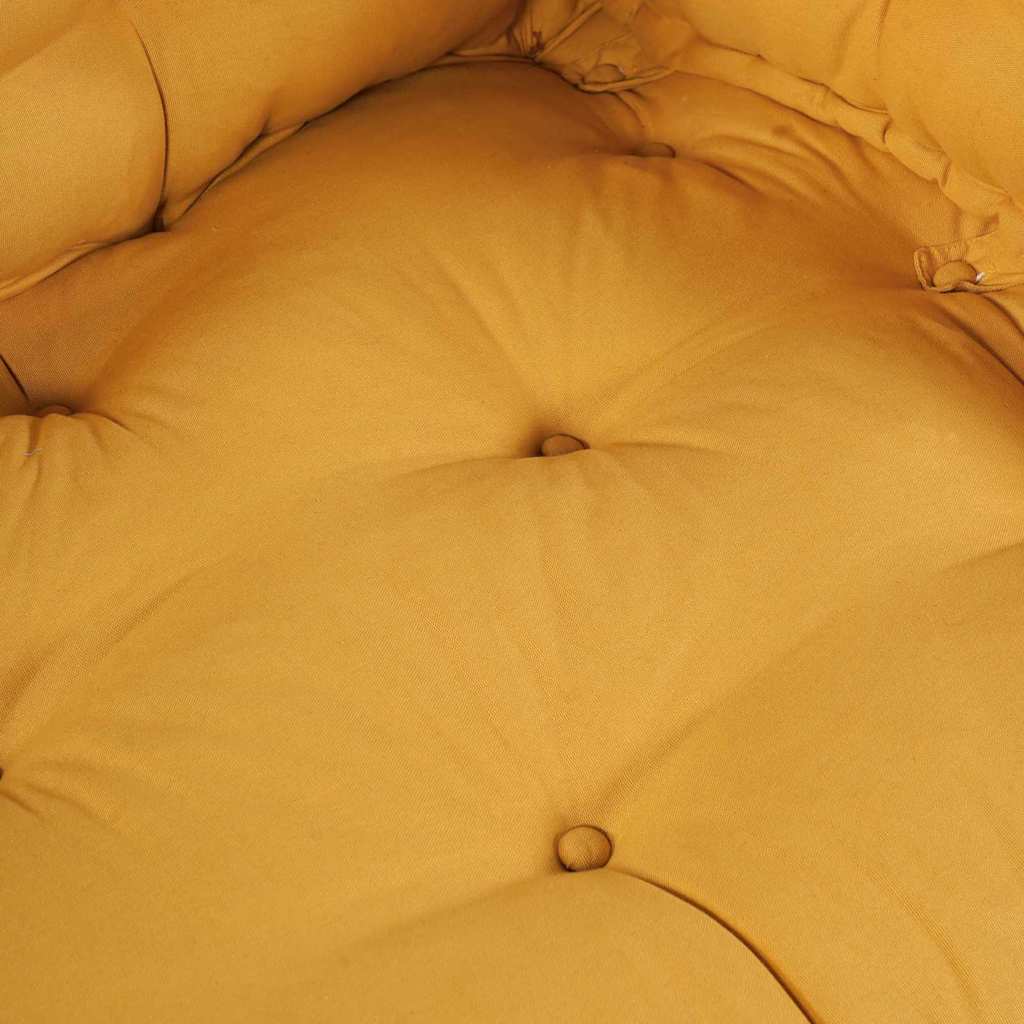 vidaXL Pallet Sofa Kissen Gelb Stoff