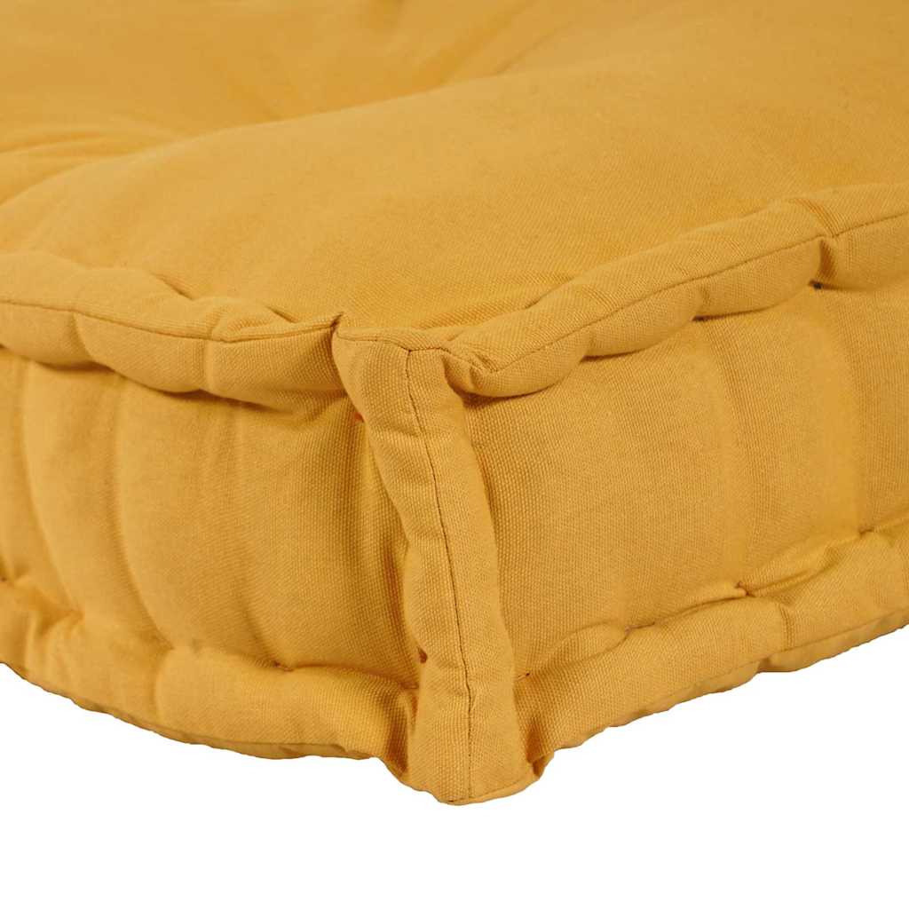 vidaXL Pallet Sofa Kissen Gelb Stoff