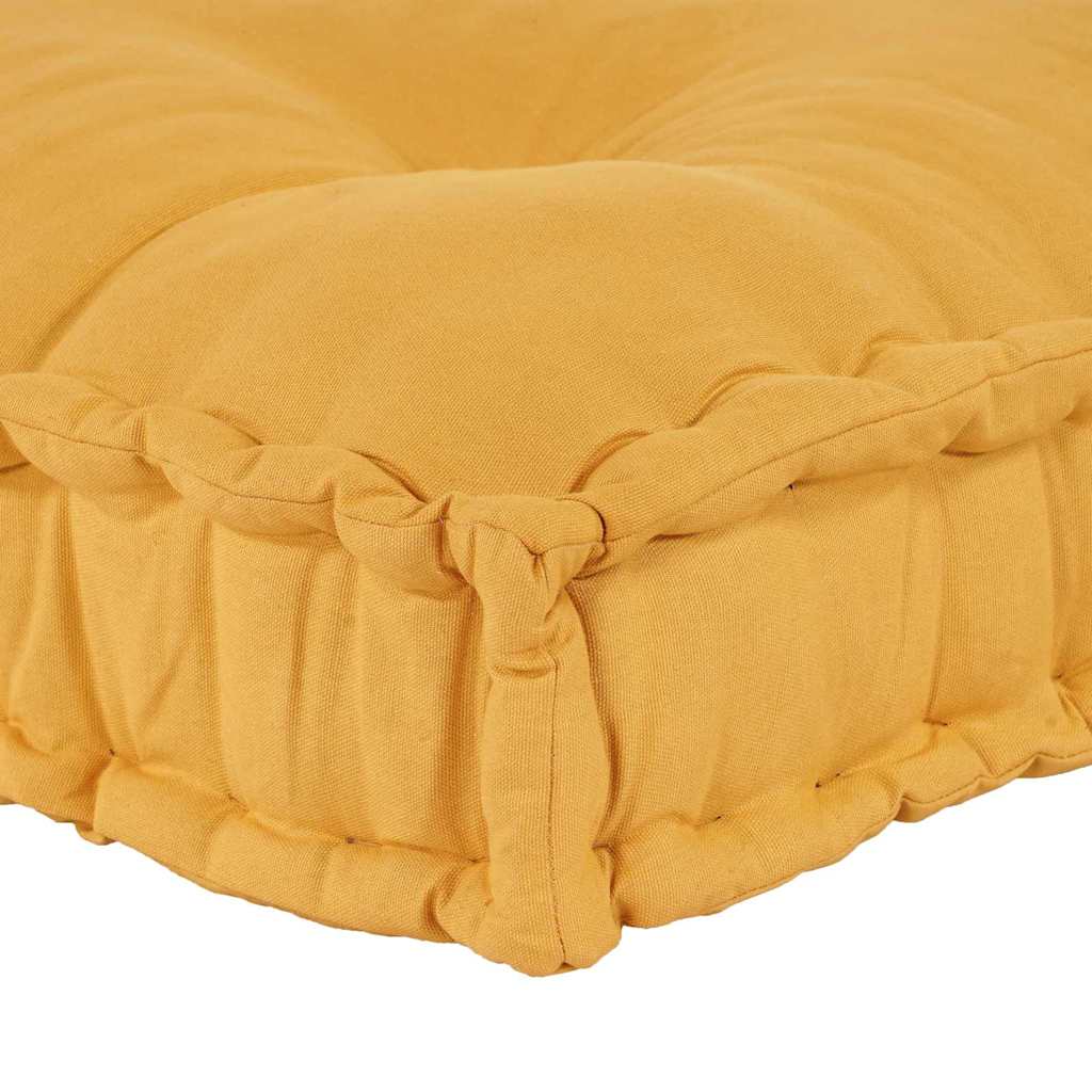 vidaXL Pallet Sofa Kissen Gelb Stoff