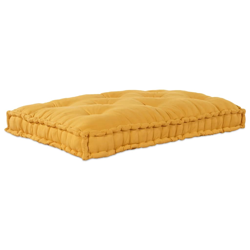 vidaXL Pallet Sofa Kissen Gelb Stoff