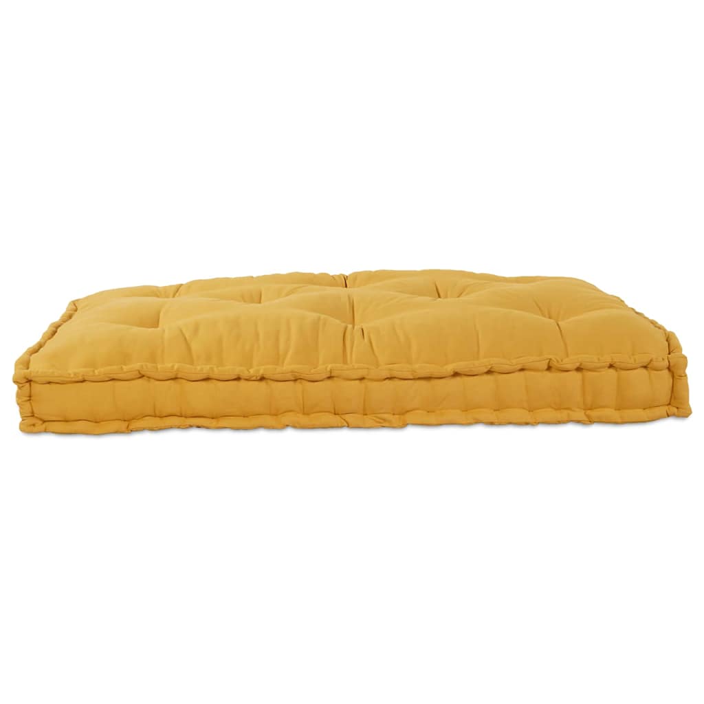 vidaXL Pallet Sofa Kissen Gelb Stoff