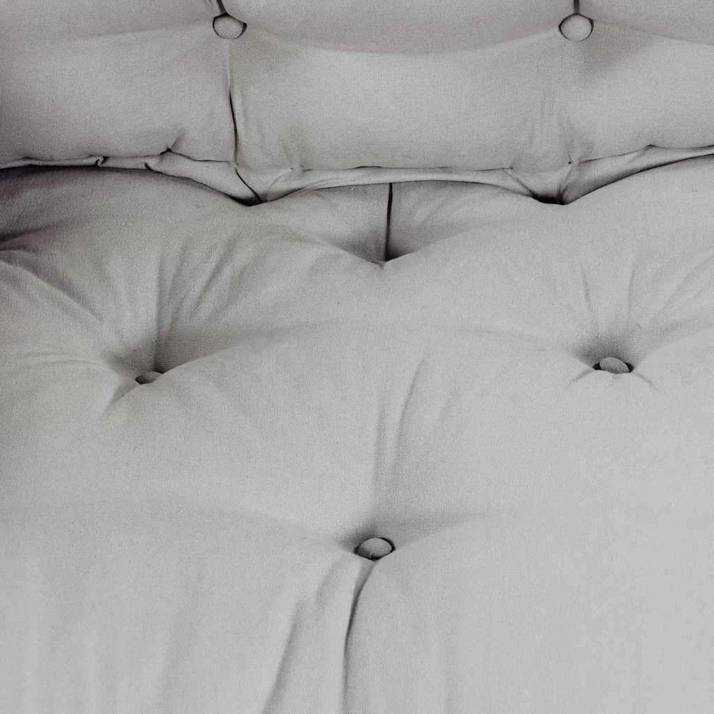 Modular Patchwork Sofa 3 pcs Grau 120 x 80 x 38 cm Stoff