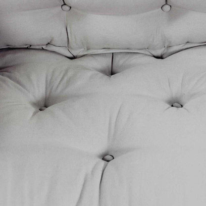 Modular Patchwork Sofa 3 pcs Grau 120 x 80 x 38 cm Stoff