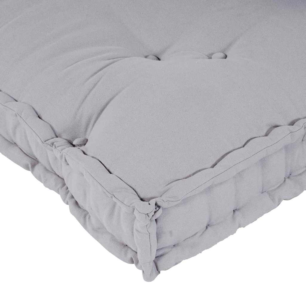 vidaXL Canapé modulaire 2 pcs Gris 120 x 80 x 38 cm Tissu