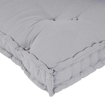 vidaXL Canapé modulaire 2 pcs Gris 120 x 80 x 38 cm Tissu