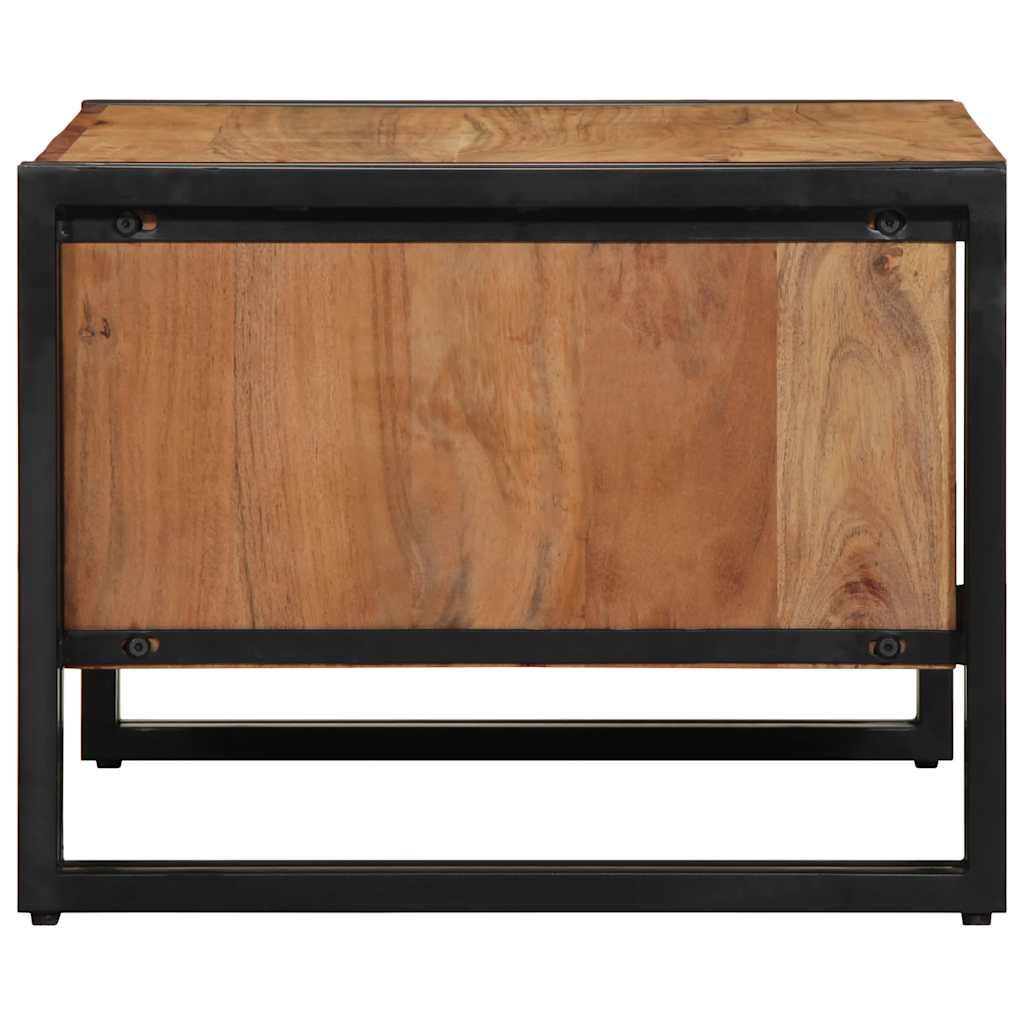 vidaXL Couchtisch 70x50x38 cm Massivholz Akazie