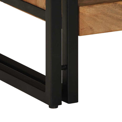 vidaXL Couchtisch 70x50x38 cm Massivholz Akazie