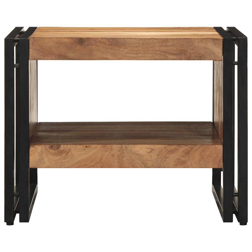vidaXL Couchtisch 50x50x38 cm Massivholz Akazie