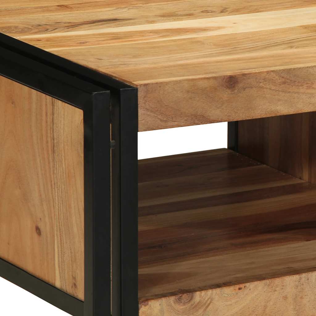 vidaXL Couchtisch 50x50x38 cm Massivholz Akazie