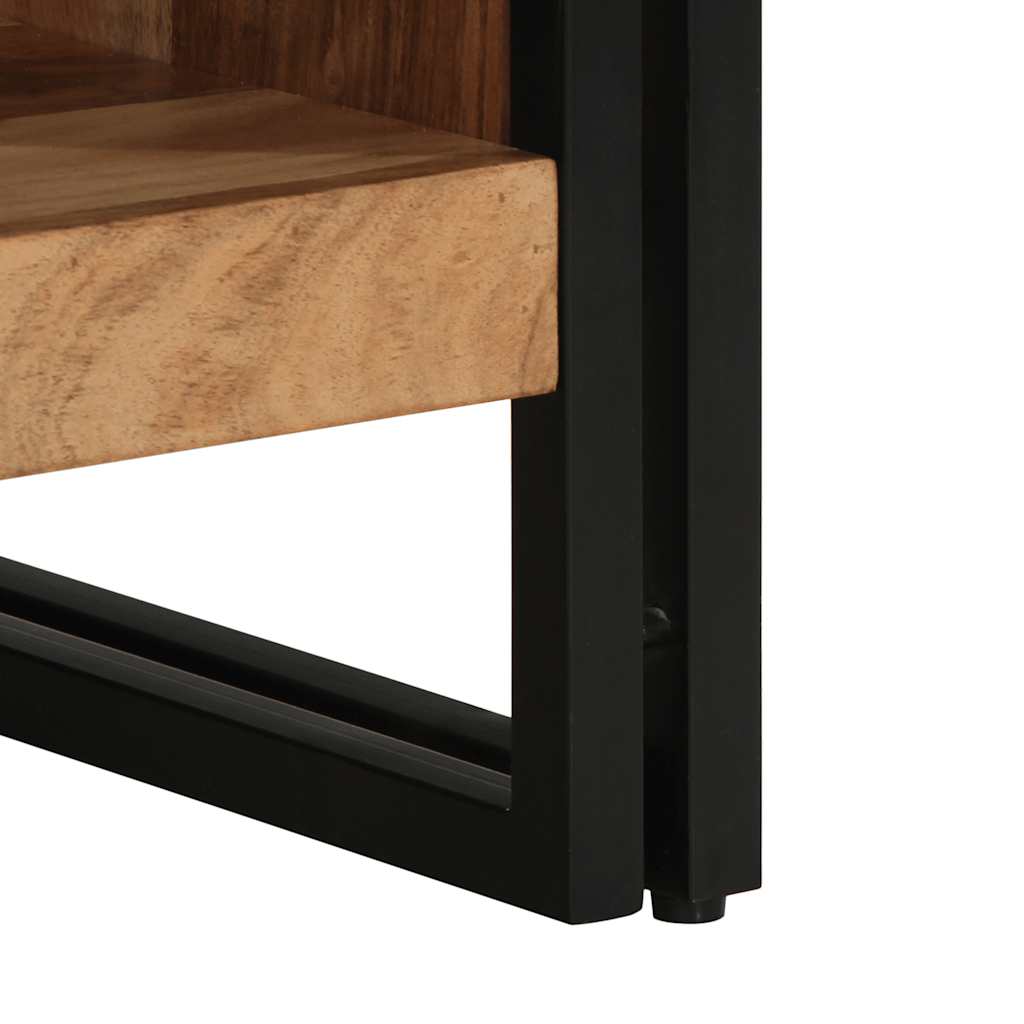 vidaXL Couchtisch 50x50x38 cm Massivholz Akazie