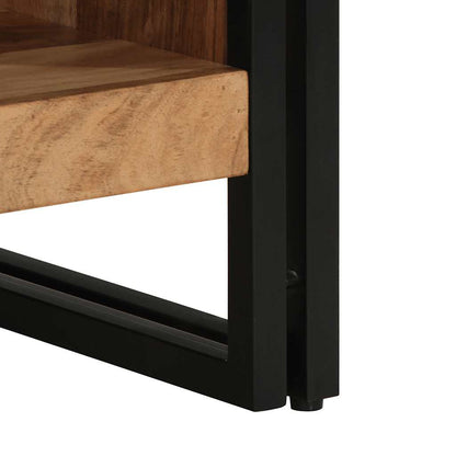 vidaXL Couchtisch 50x50x38 cm Massivholz Akazie