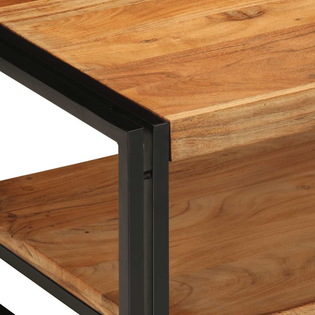 vidaXL Couchtisch 70x50x38 cm Massivholz Akazie