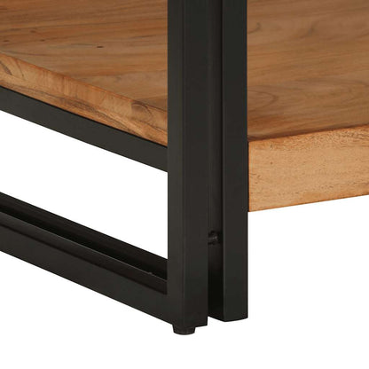vidaXL Couchtisch 70x50x38 cm Massivholz Akazie
