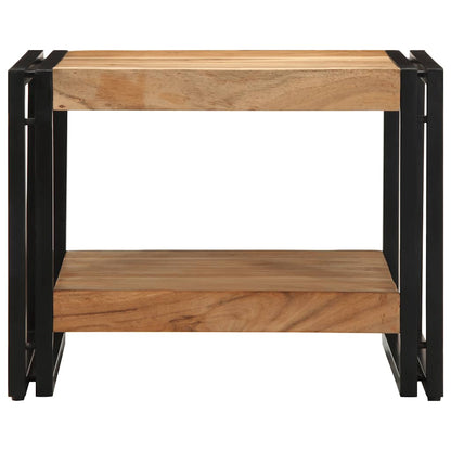 vidaXL Couchtisch 50x50x38 cm Massivholz Akazie