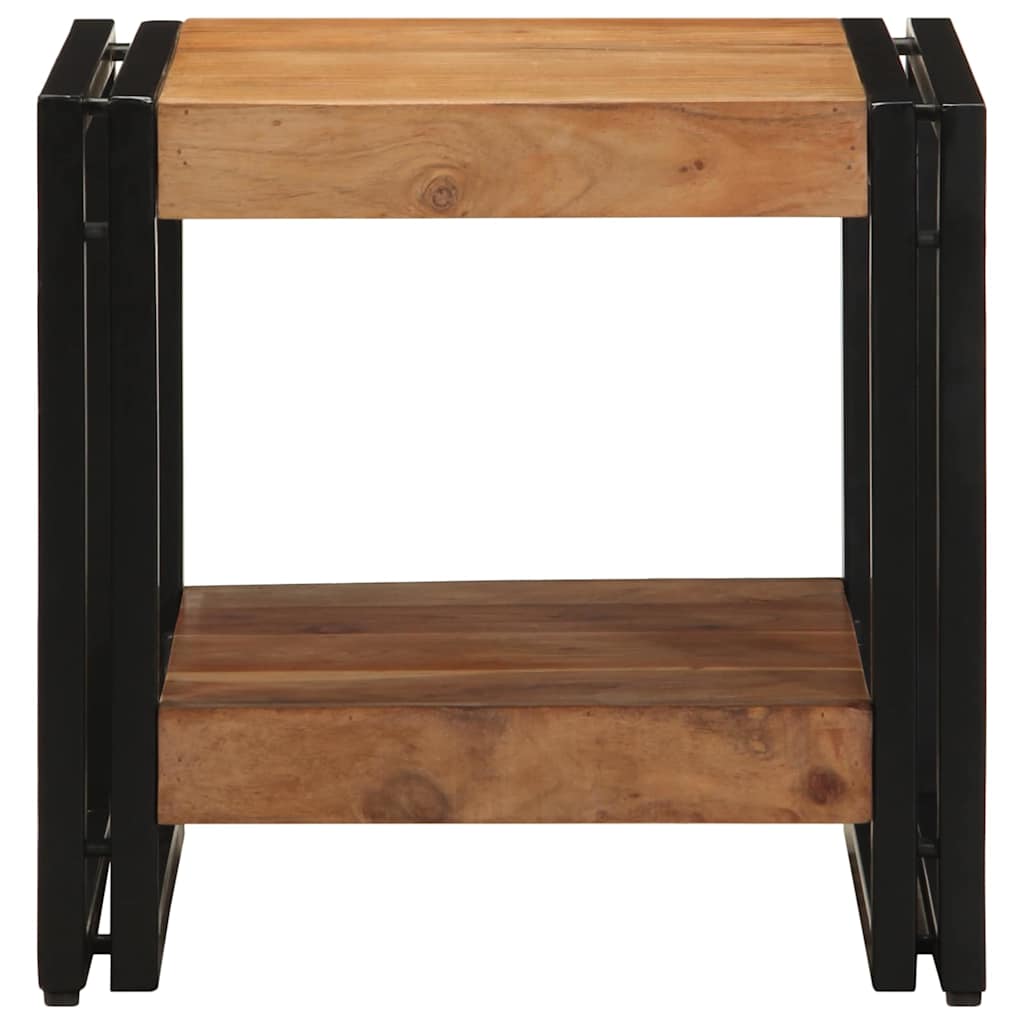 vidaXL Couchtisch Braun 40 x 40 x 38 cm Massivholz Akazie
