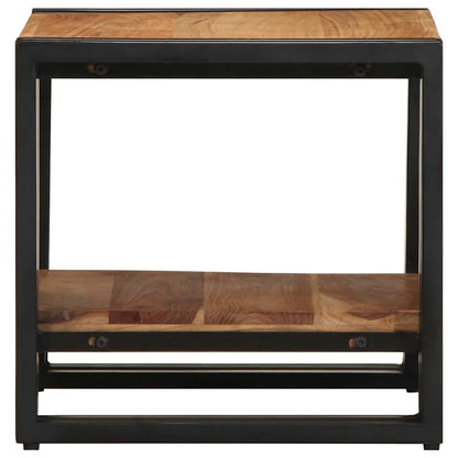 vidaXL Couchtisch Braun 40 x 40 x 38 cm Massivholz Akazie