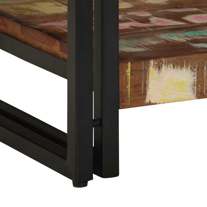 vidaXL Couchtisch 40 x 40 x 38 cm Massives upgecyceltes Holz