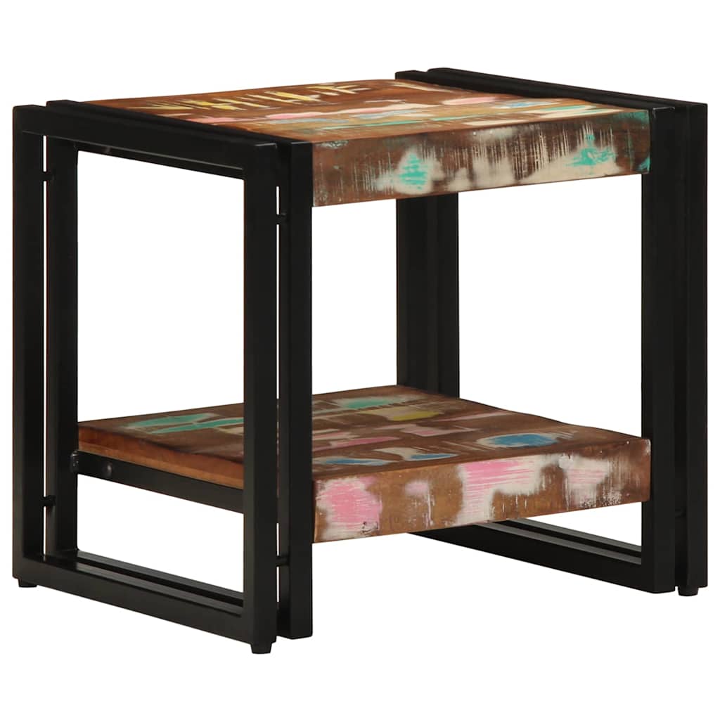 vidaXL Couchtisch 40 x 40 x 38 cm Massives upgecyceltes Holz