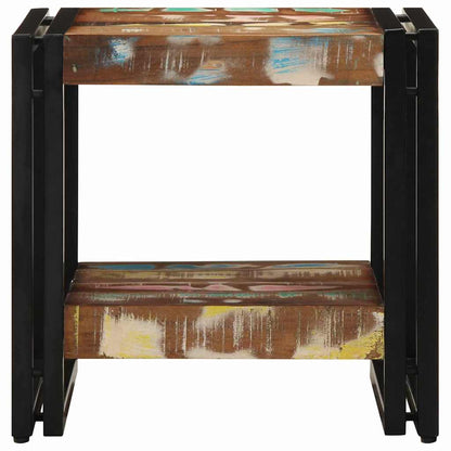 vidaXL Couchtisch 40 x 40 x 38 cm Massives upgecyceltes Holz