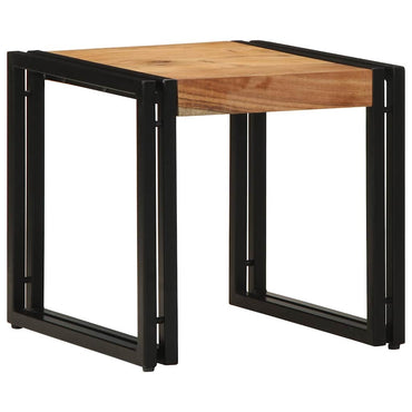 vidaXL Table basse marron 40 x 40 x 38 cm bois d'acacia massif