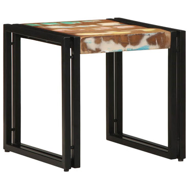 vidaXL Couchtisch 40 x 40 x 38 cm Massives upgecyceltes Holz