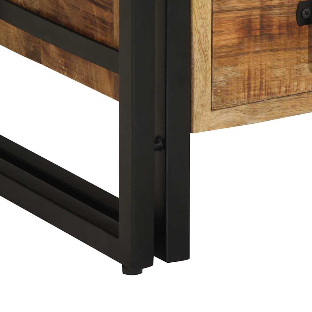 vidaXL Nachttisch Braun 40 x 40 x 59 cm Massivholz Mango
