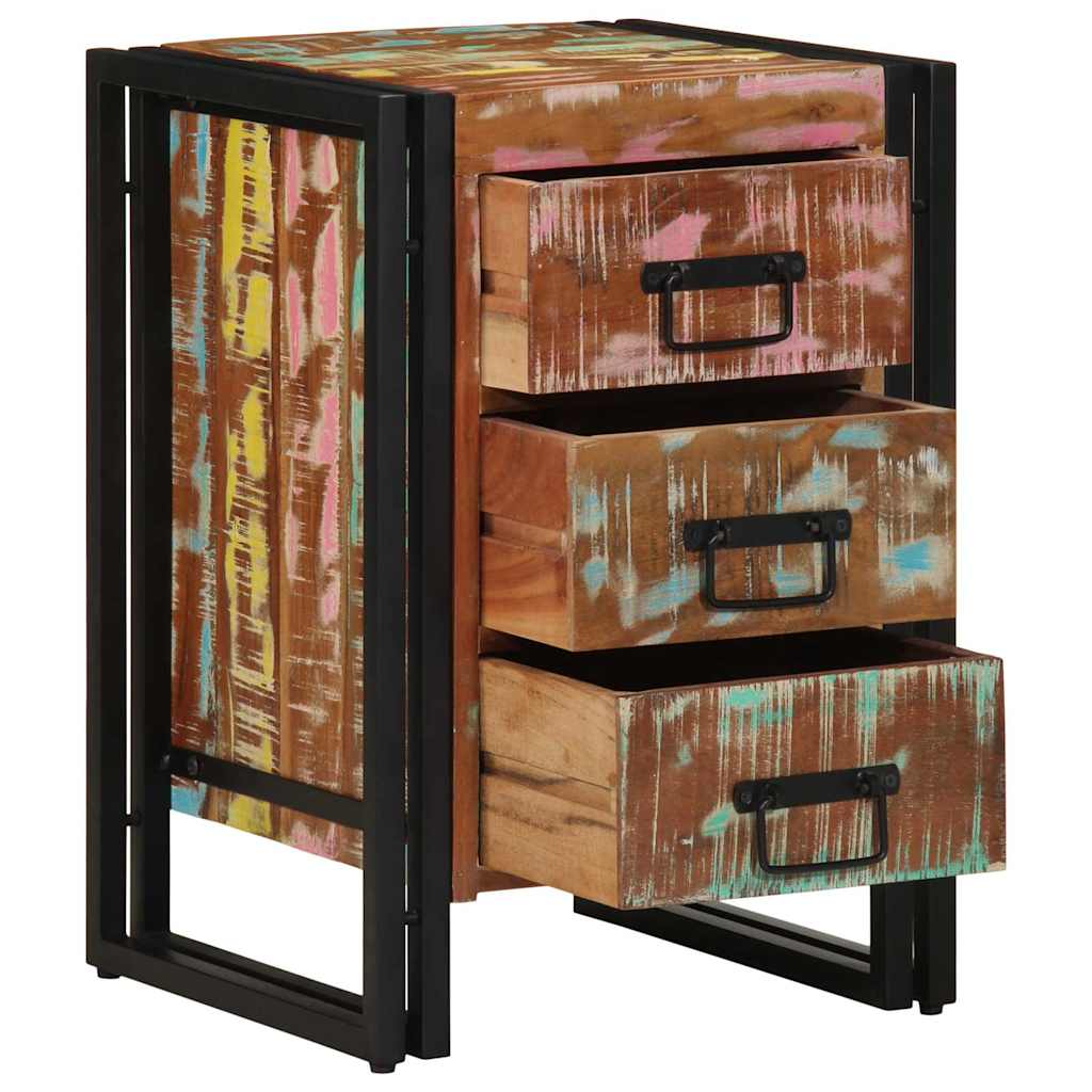 vidaXL Nachttisch 40 x 40 x 59 cm Massives upgecyceltes Holz