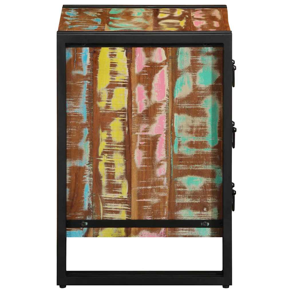 vidaXL Nachttisch 40 x 40 x 59 cm Massives upgecyceltes Holz